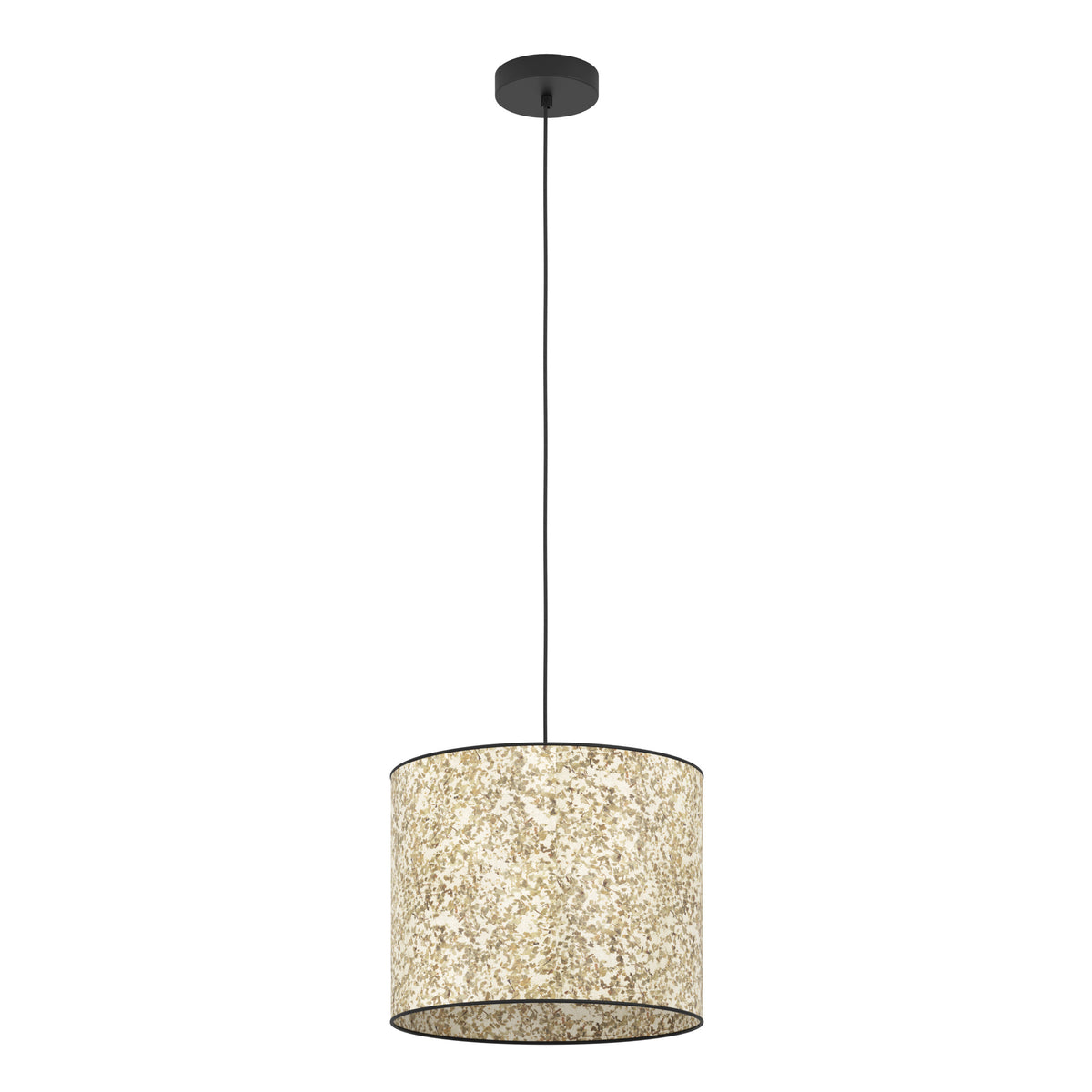 EGLO hanglamp Butterburn - e27 - ø 36 cm - zwart/wit/groen