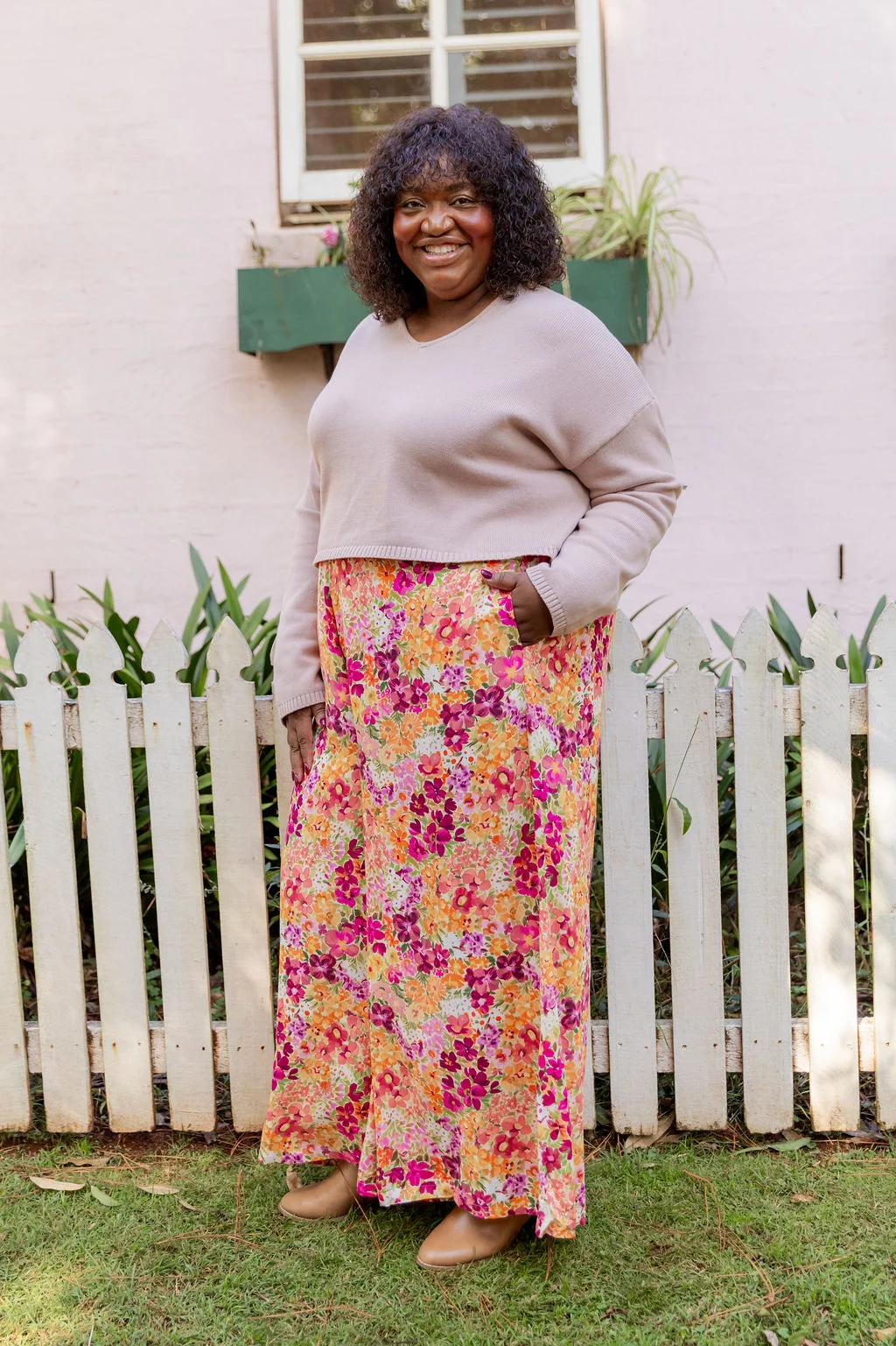 Larsa Pant in Giardino Fall