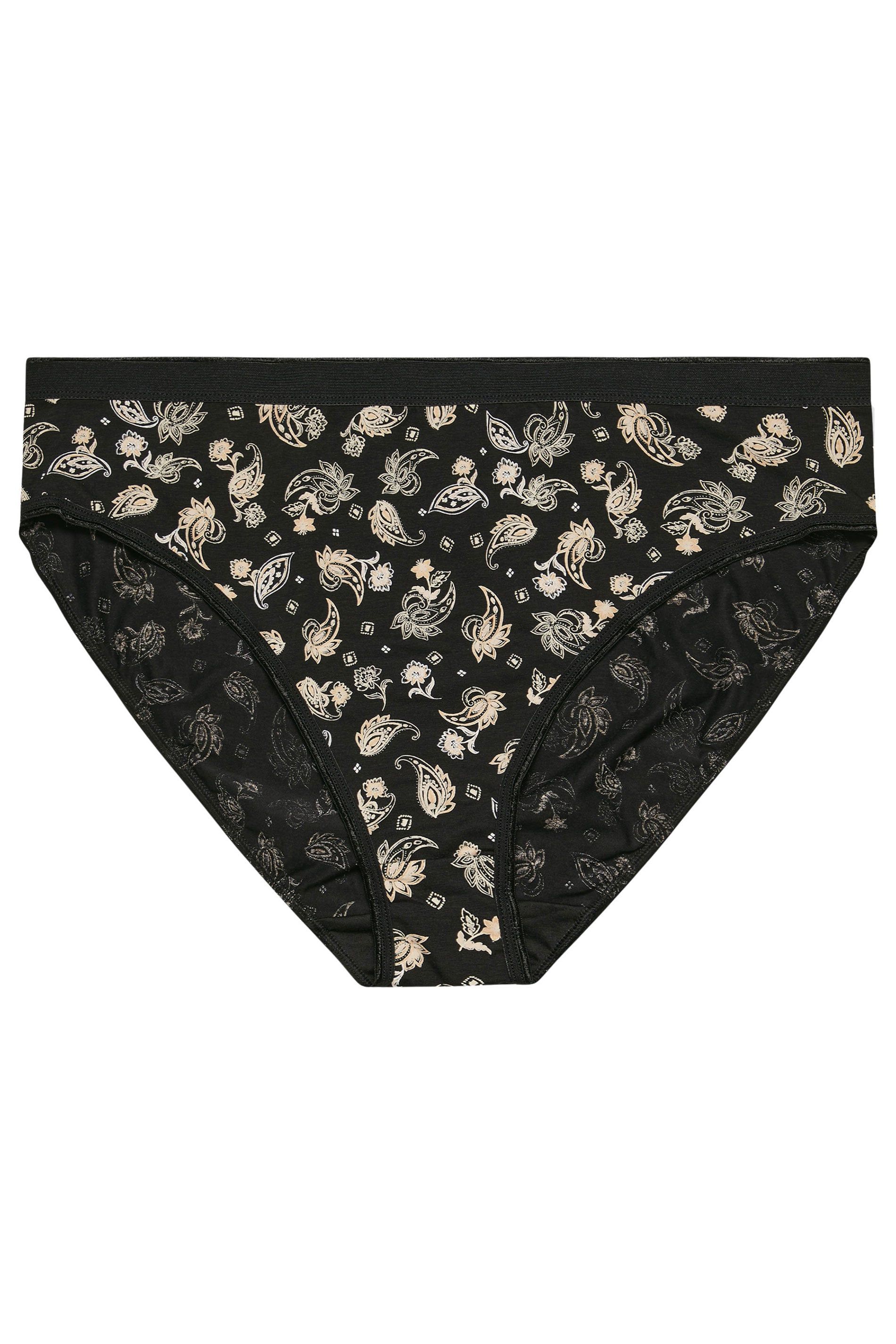 Yours 5 Pack Paisley Print Briefs