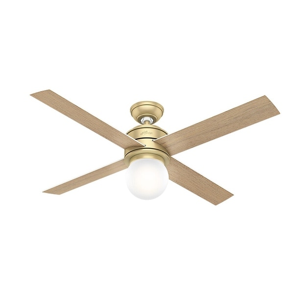 Hunter 52" Hepburn Ceiling Fan with LED Light Kit and Wall Control - Vintage, Mid-Century Modern, Transitional