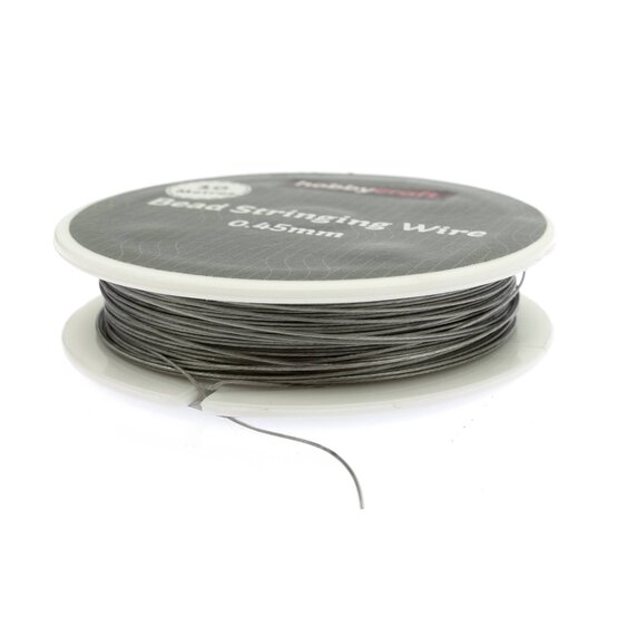 Silver Bead Stringing Wire 0.45mm x 9.2m