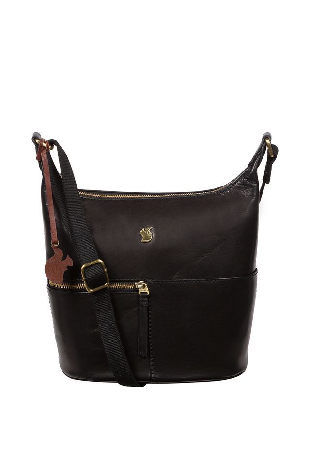 Conkca London Little Kristin' Plum Leather Shoulder Bag