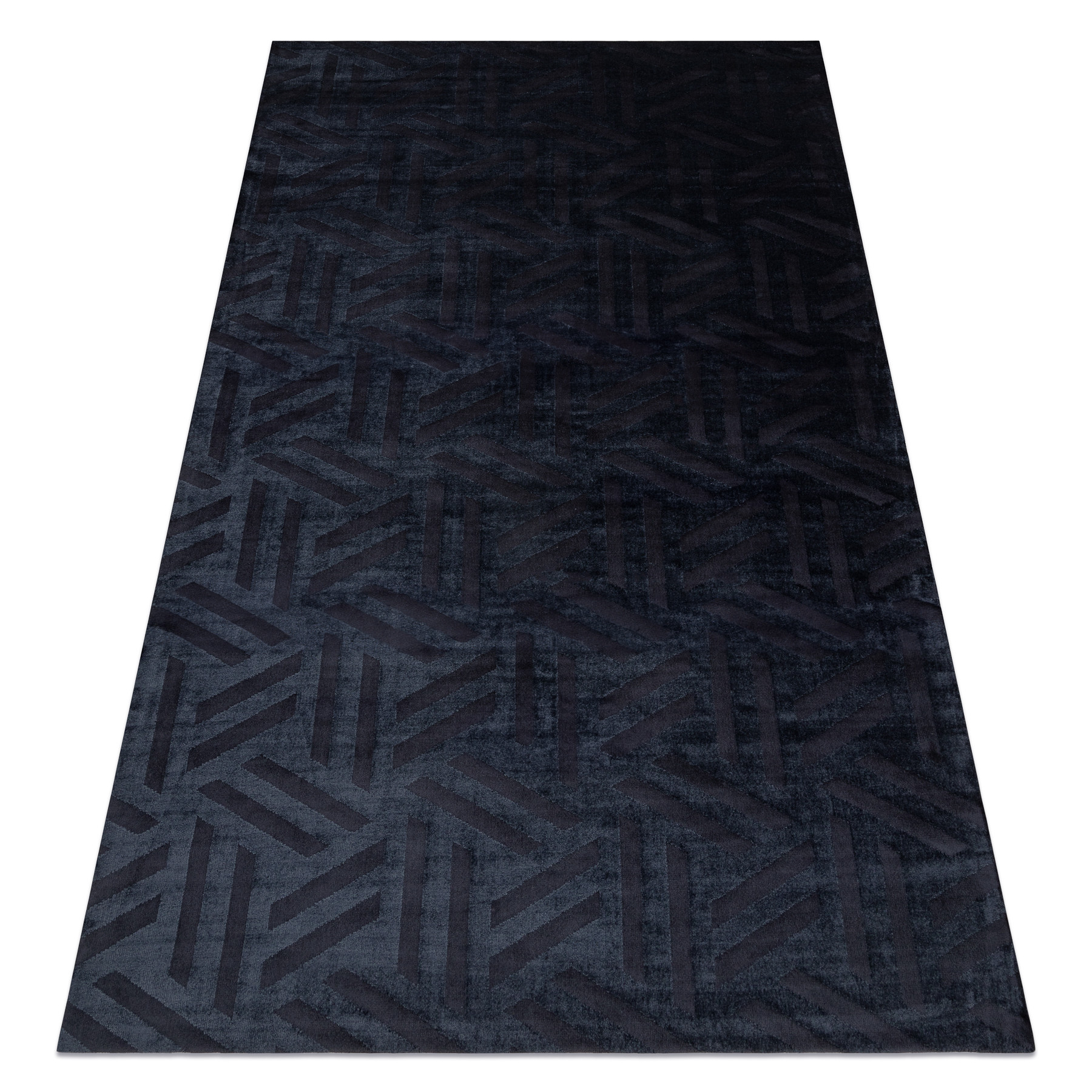 Dywan PEARL 51326E czarny - Geometryczny, ekskluzywny, 154x230 cm