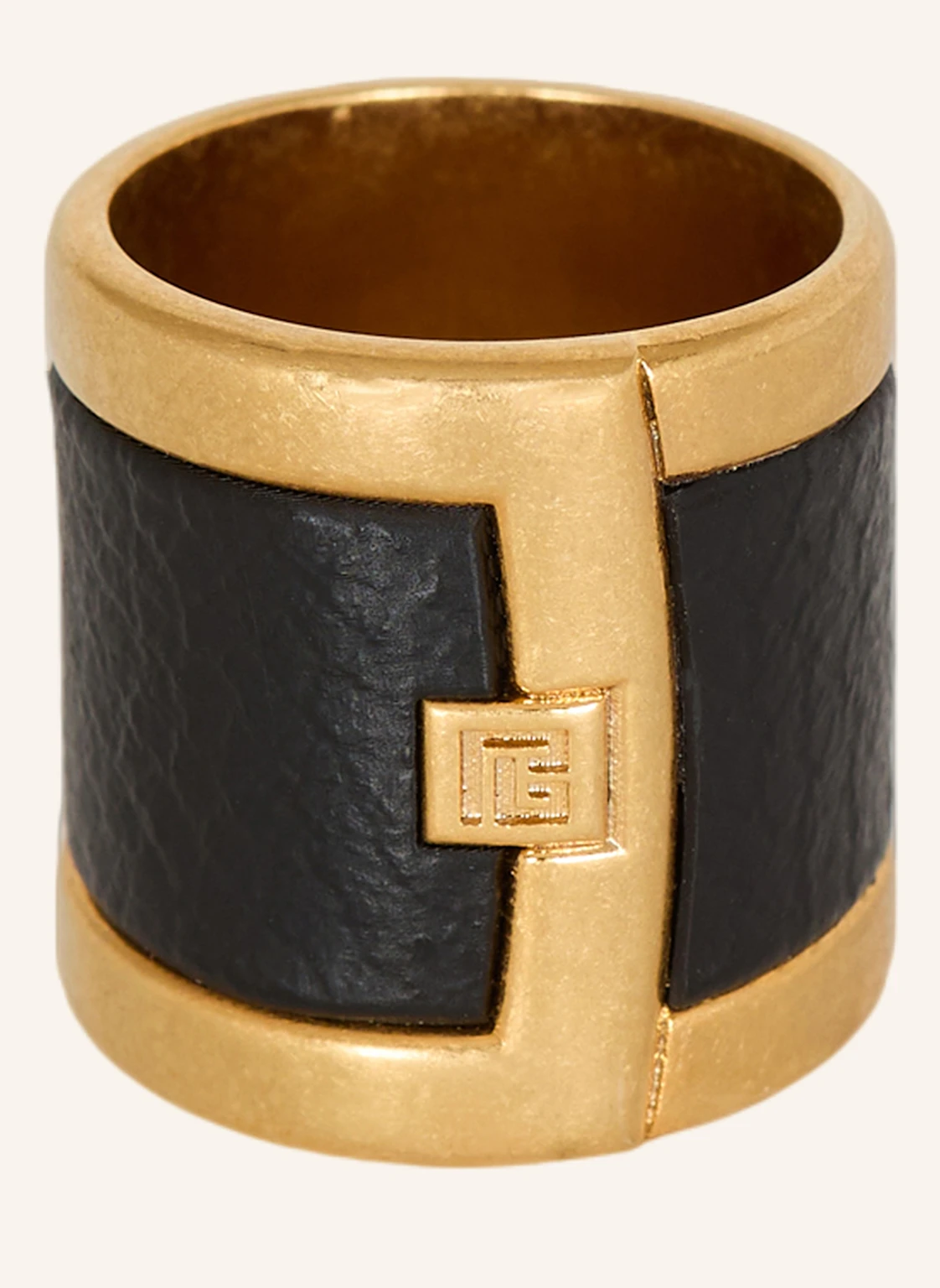 BALMAIN Anthem Ring aus Messing und Harz