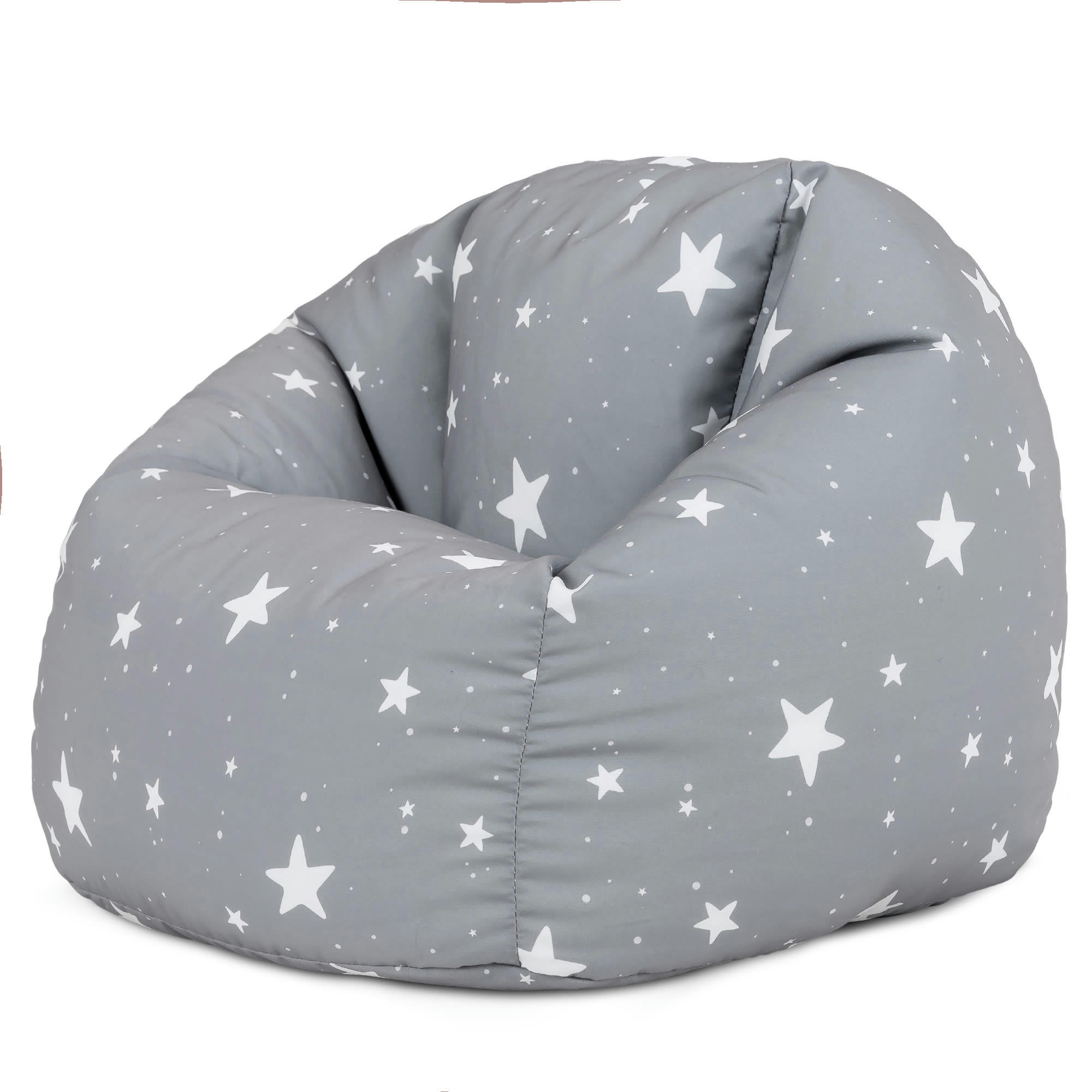 - Pouf fauteuil enfant gris