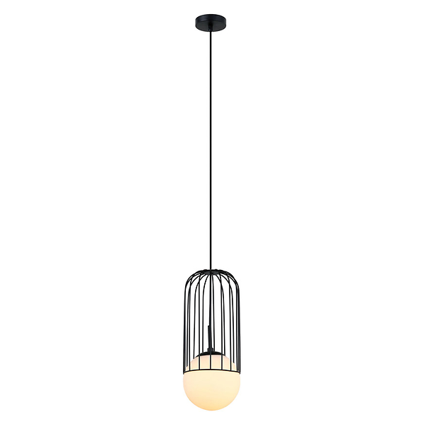 Lampa wisząca Matty 100 cm stalowa czarna