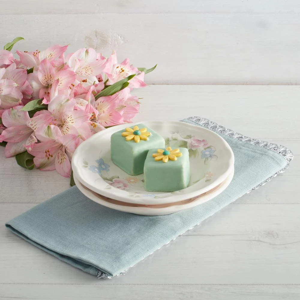 Tea Rose Dessert Plate