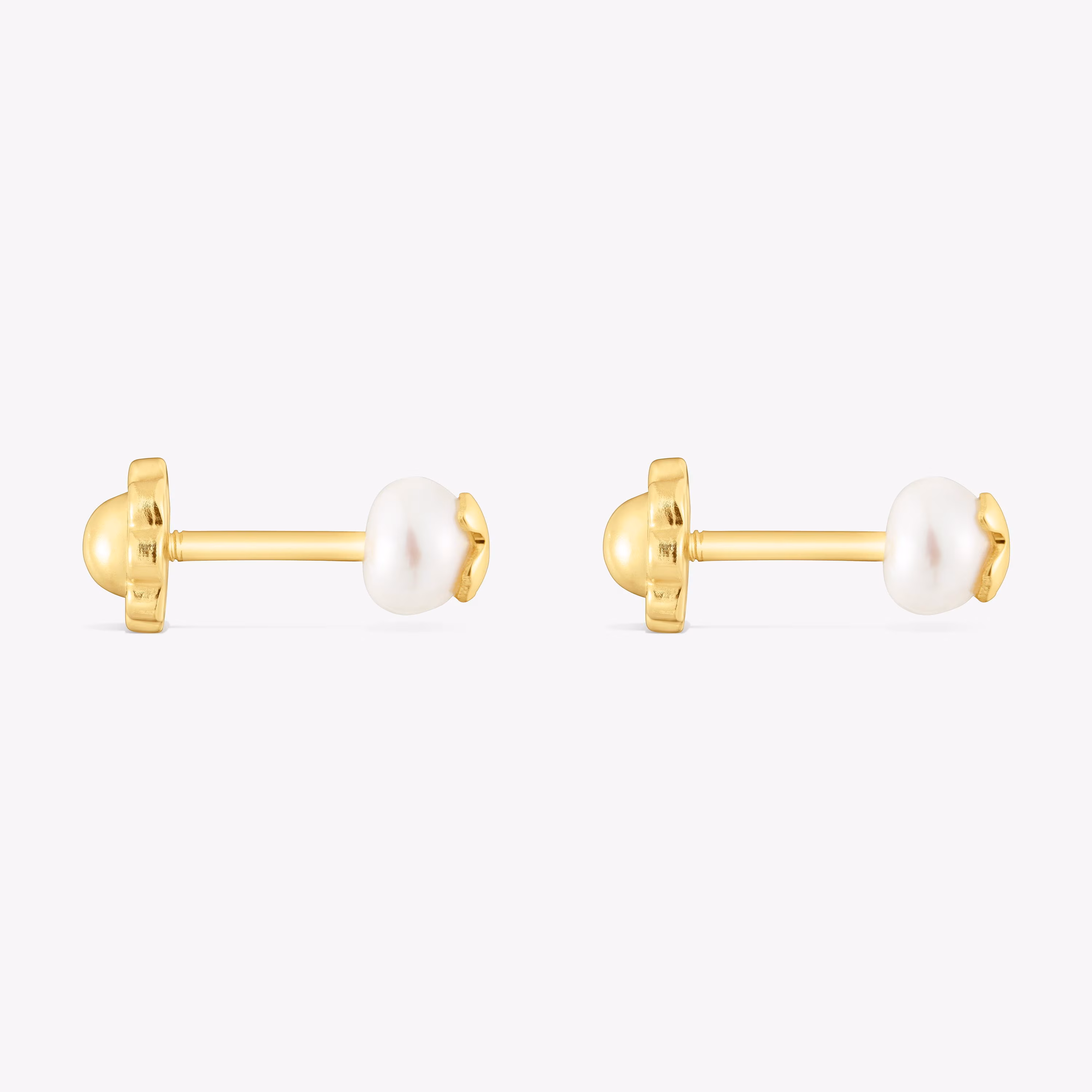 Pendientes de oro y perlas cultivadas Basics