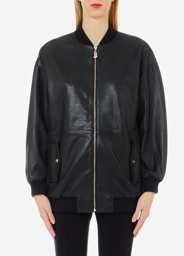 Bomber in pelle