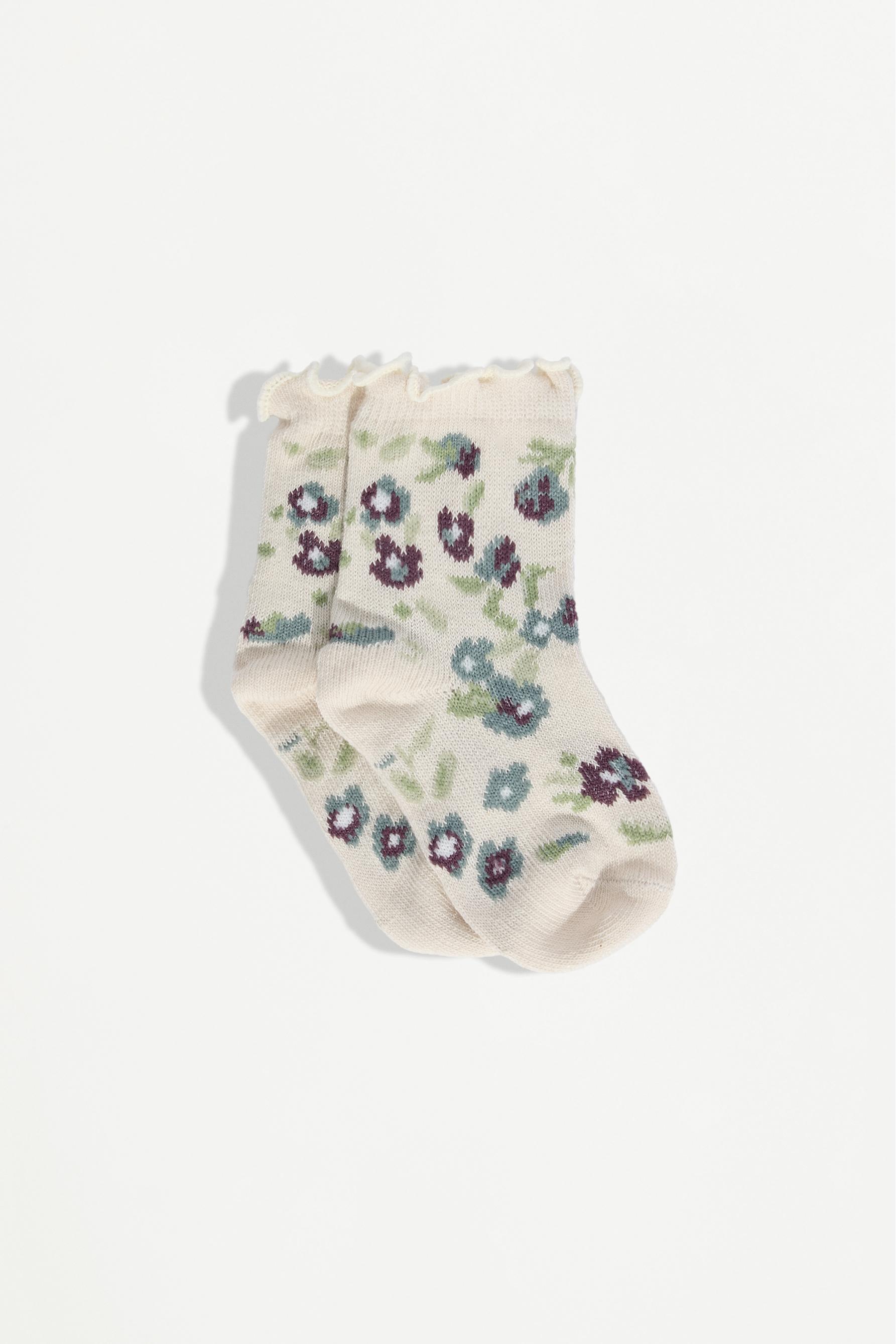 Calcetines largos flores (Pack 5)