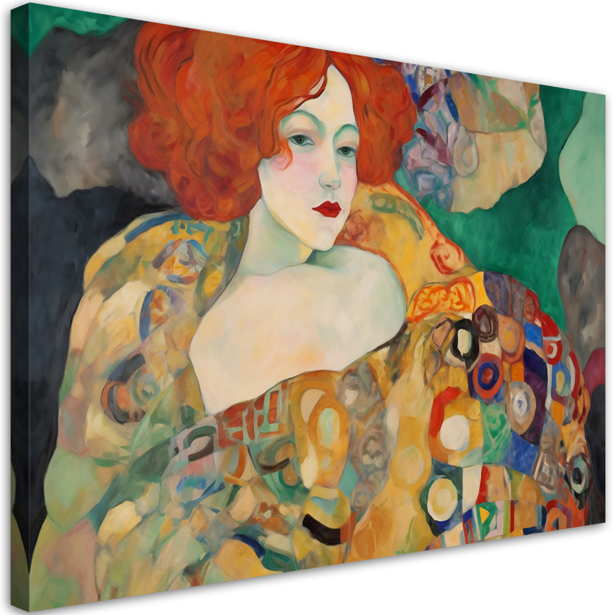 Feeby Obraz na płótnie, Rudowłosa kobieta - G. Klimt 60x40