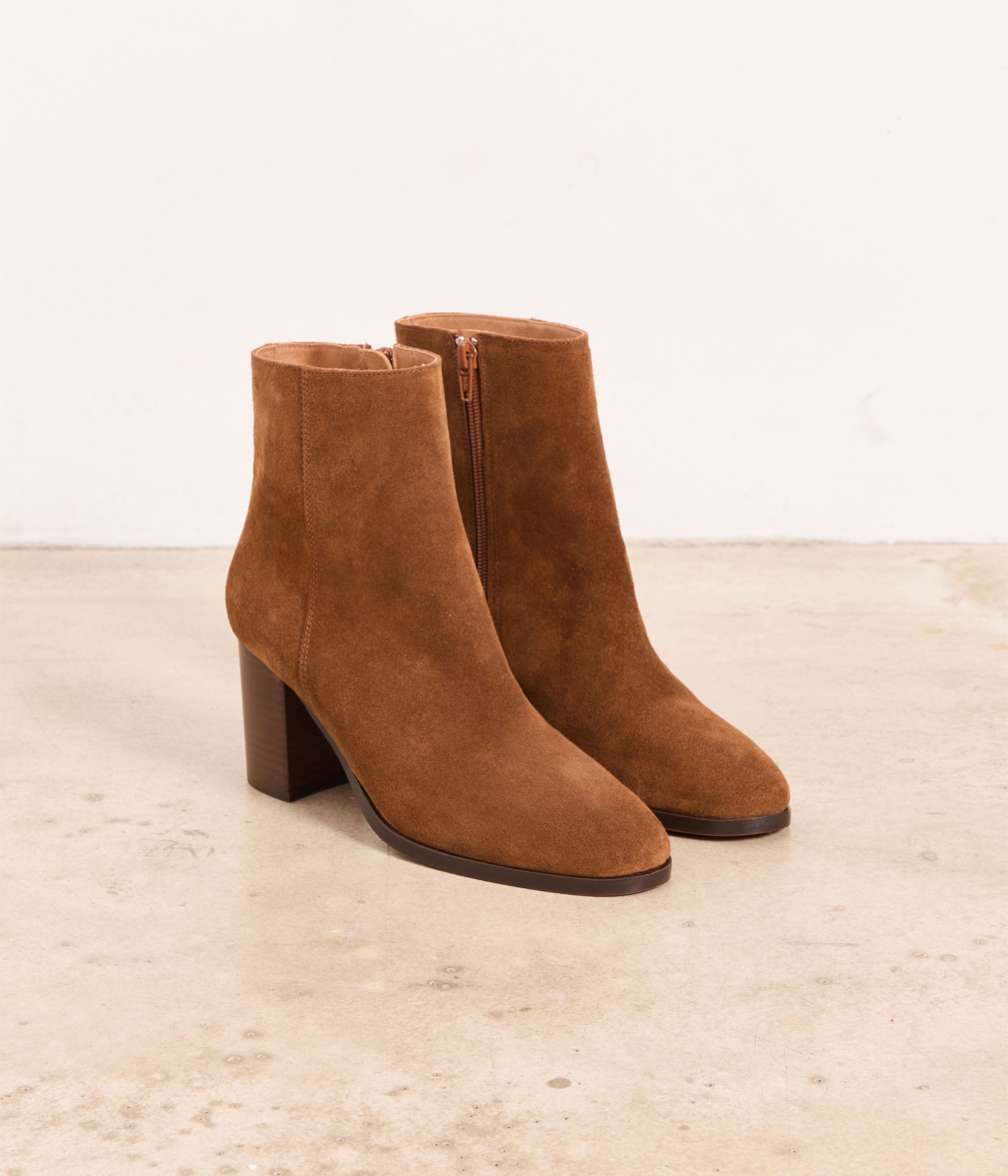 Boots velours camel Ali