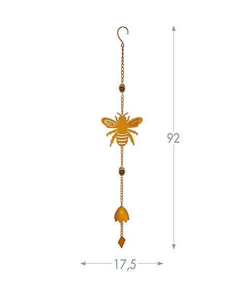 Carillon Abeille - H 920 mm - Jaune - Louis Moulin