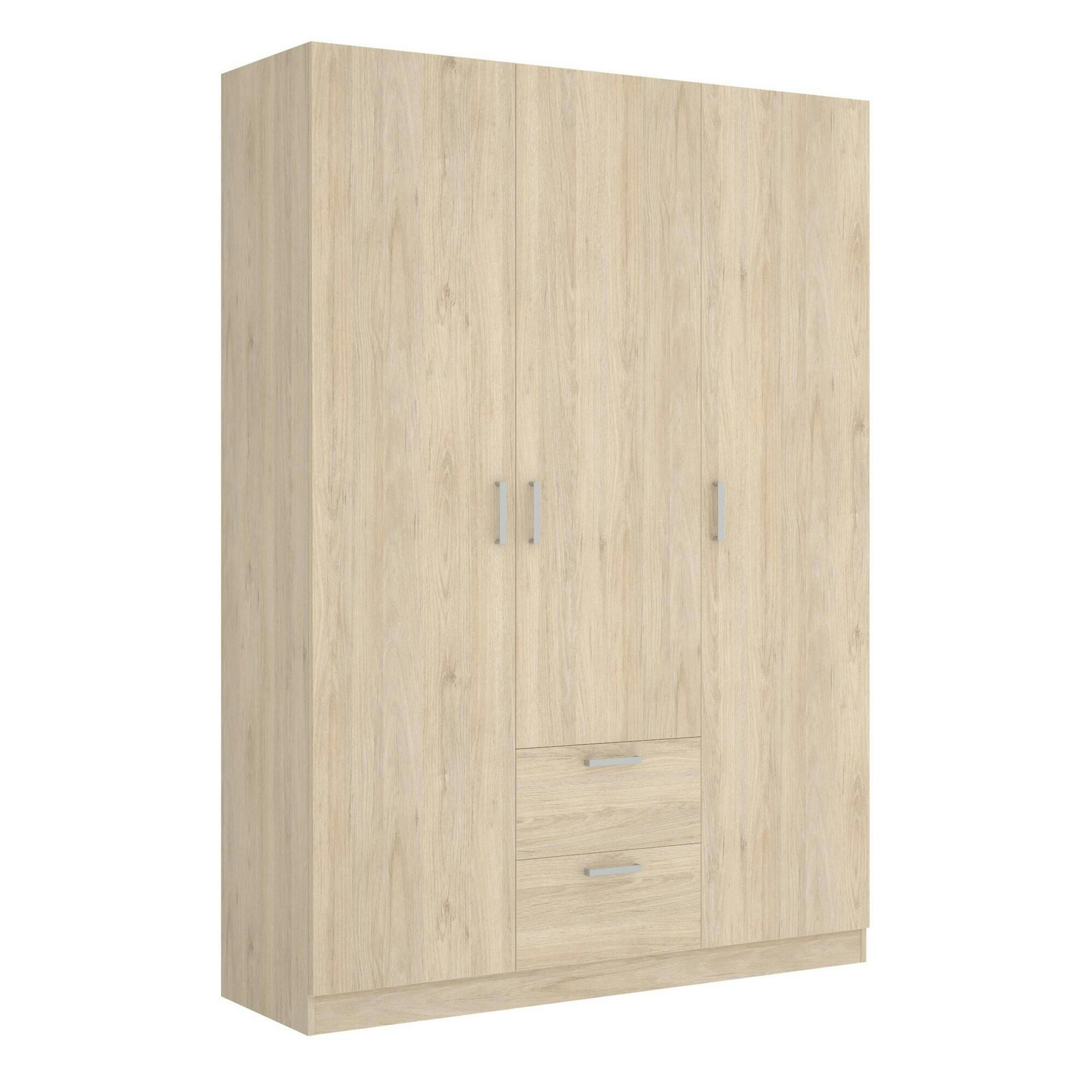 ARGENTELLA - Garde-robe effet bois chêne