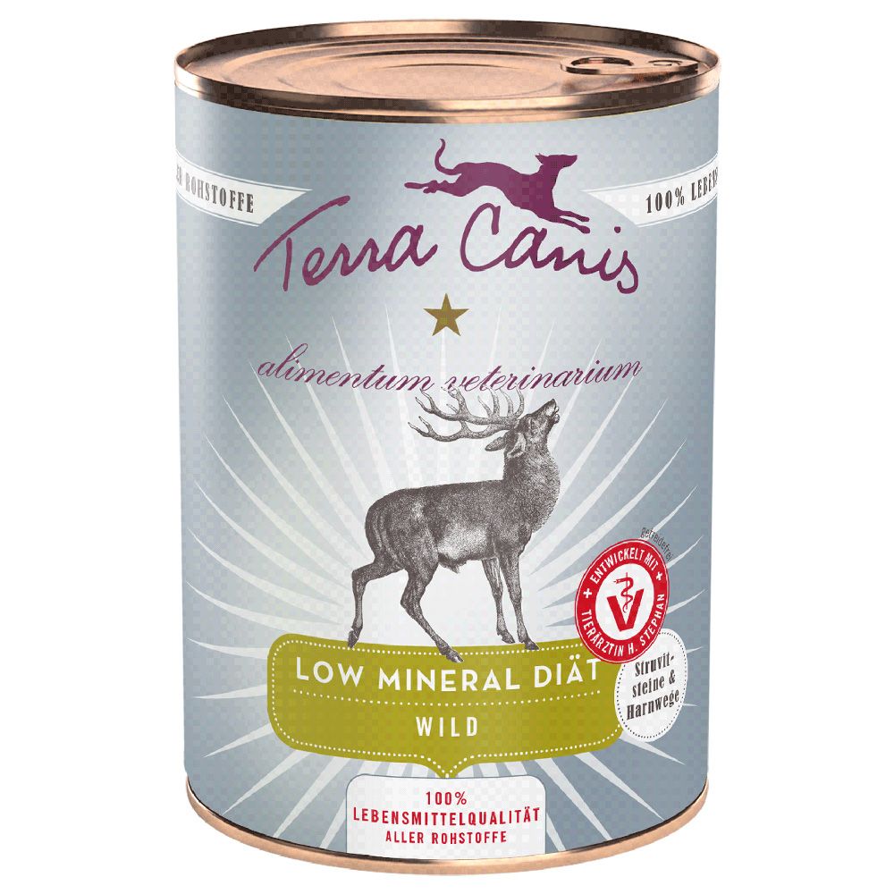 Terra Canis Alimentum Veterinarium Low Mineral Diet 6 x 400 g