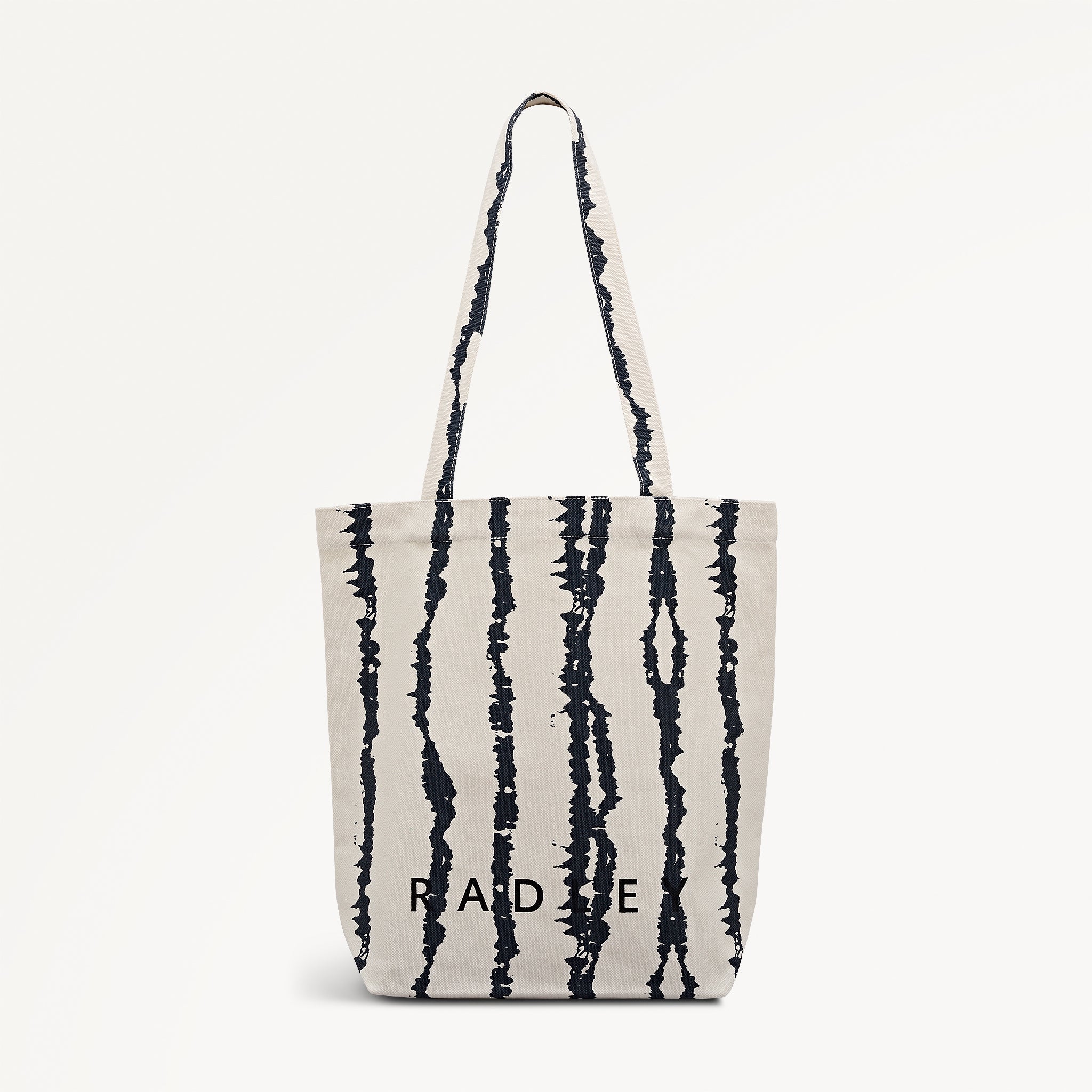 Tie Dye Stripe - Medium Open Top Tote