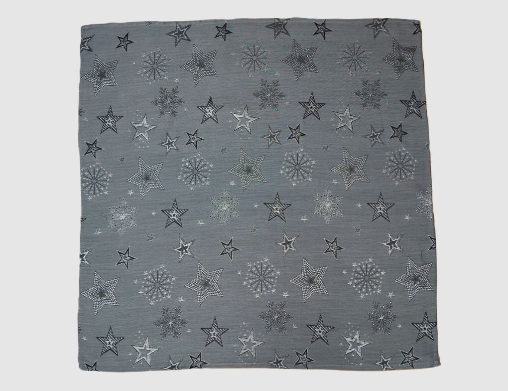 Tischdecke Sternzauber Grau