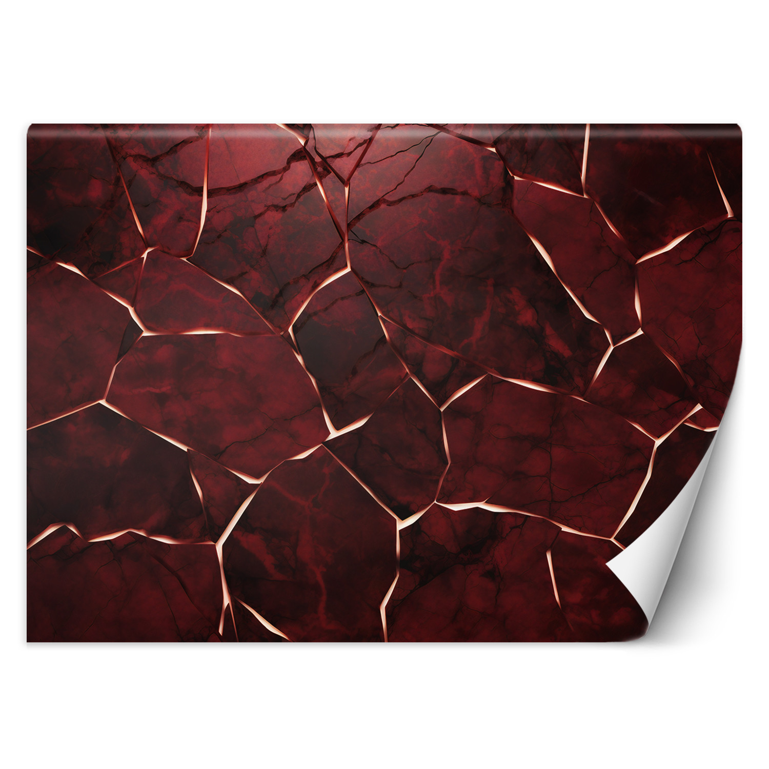 Feeby Fototapeta, Czerwona tekstura 3D 150x105