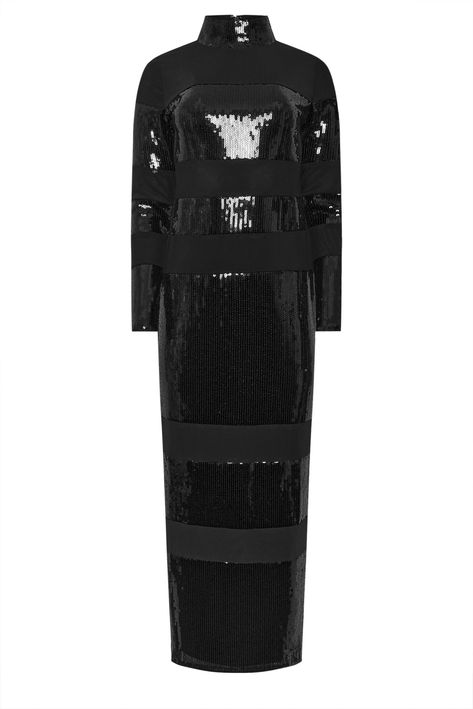 Star by Julien Macdonald Sequin Stripe Maxi Dress