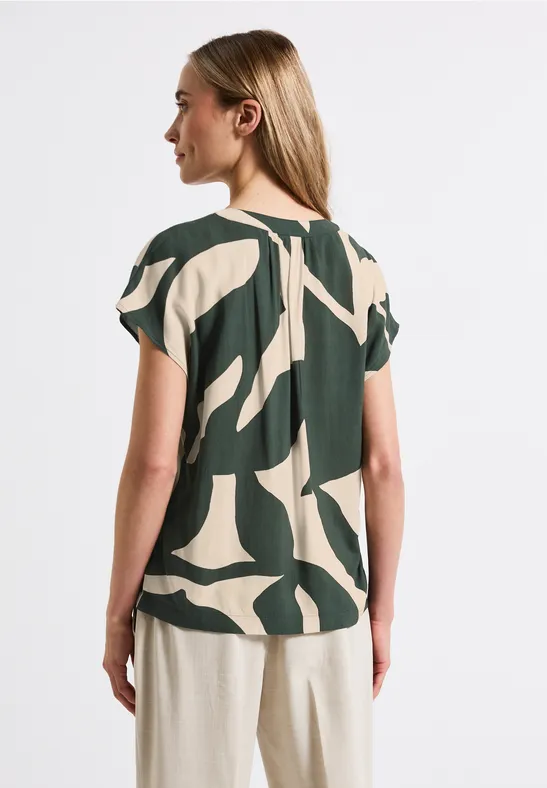 Gemustertes Blusenshirt