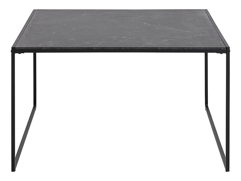 Stolik kwadratowy Infinity 80 cm czarny