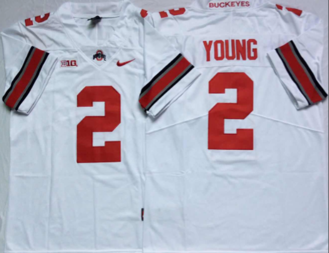 YOUNG NCAA Ohio State Buckeyes Nike Vapor Limited Jersey