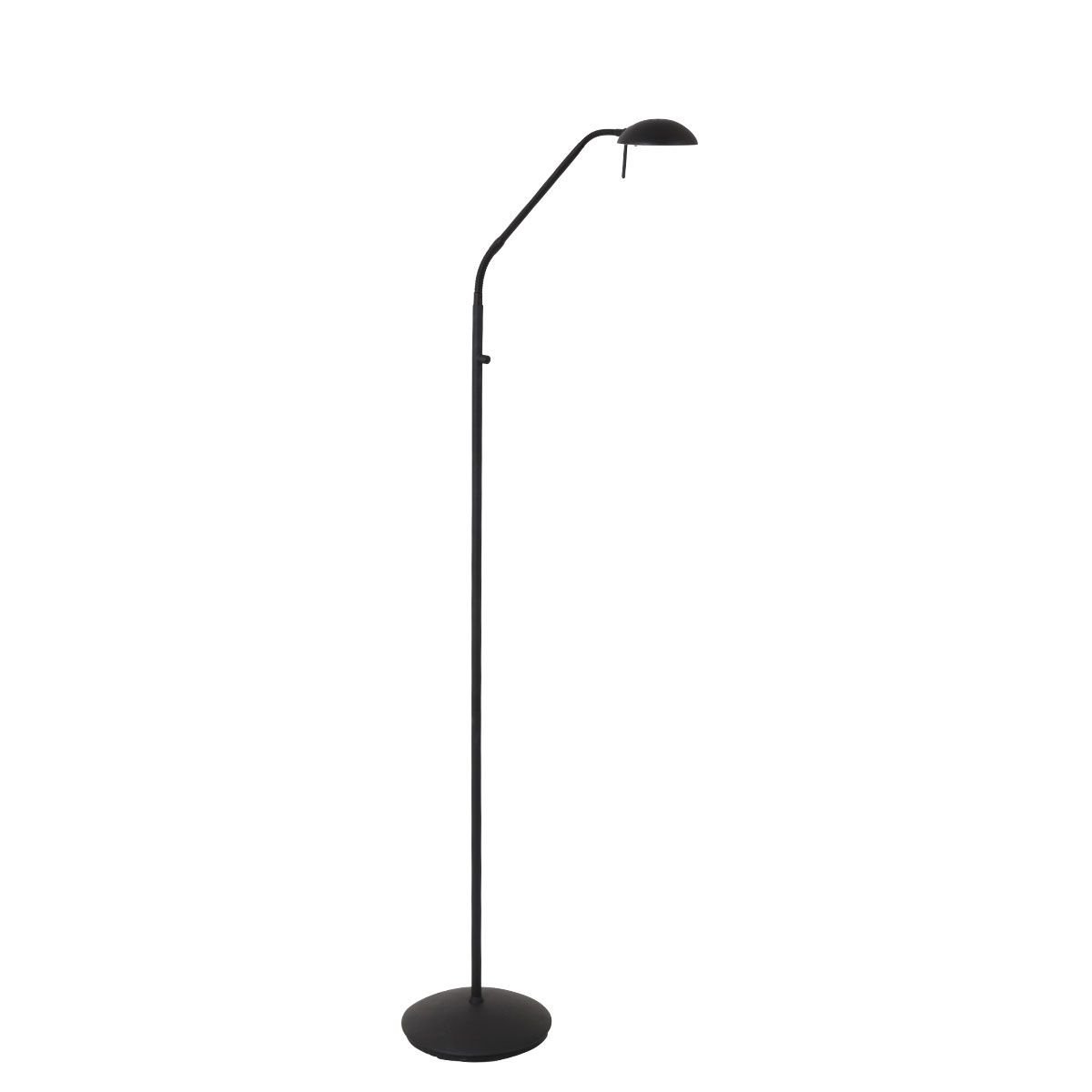 Mexlite vloerlamp - 1 lichts - 45x 150 cm - zwart
