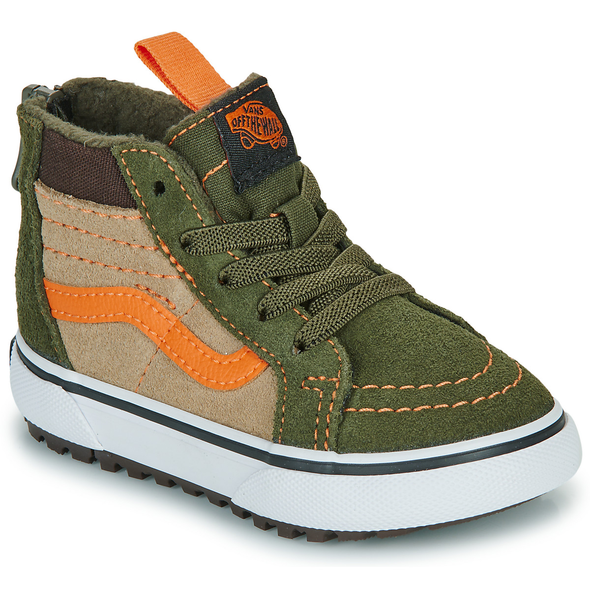 Vans - MTE SK8-Hi Zip - Kaki / Beige / Orange