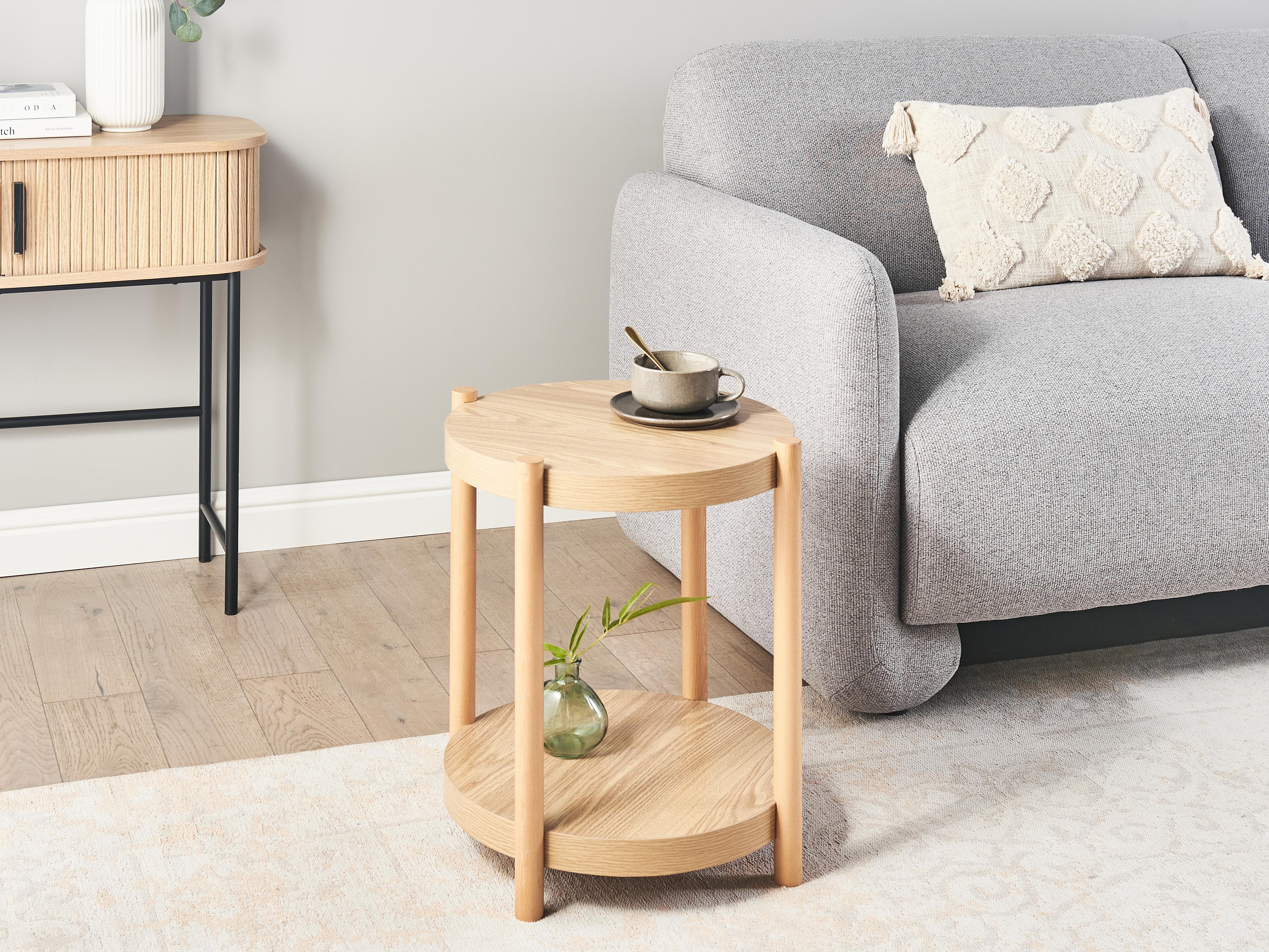 Side Table CONNELL Light Brown
