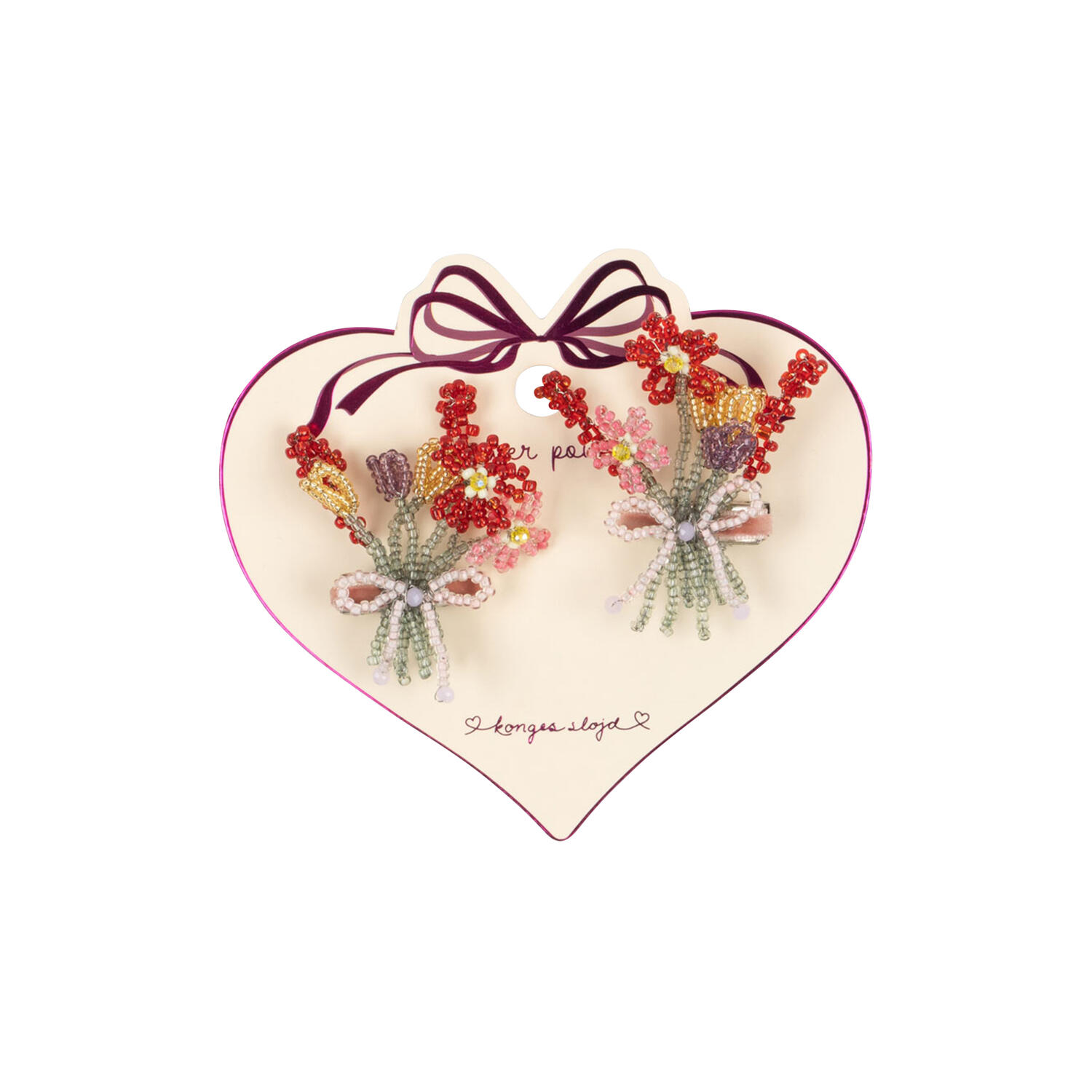 2-pack Pearly Flower Hair Clip