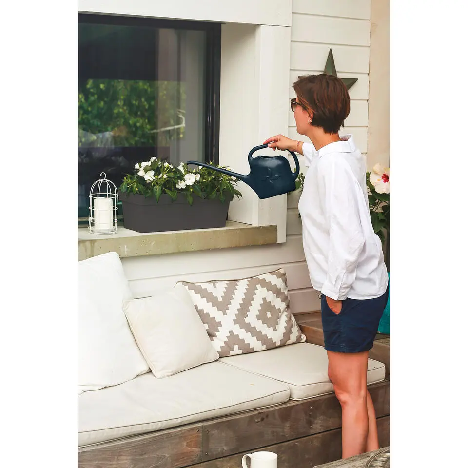 Eda Gieter - grijs - 48 x 12 x 23 cm - 2 liter - kunststof