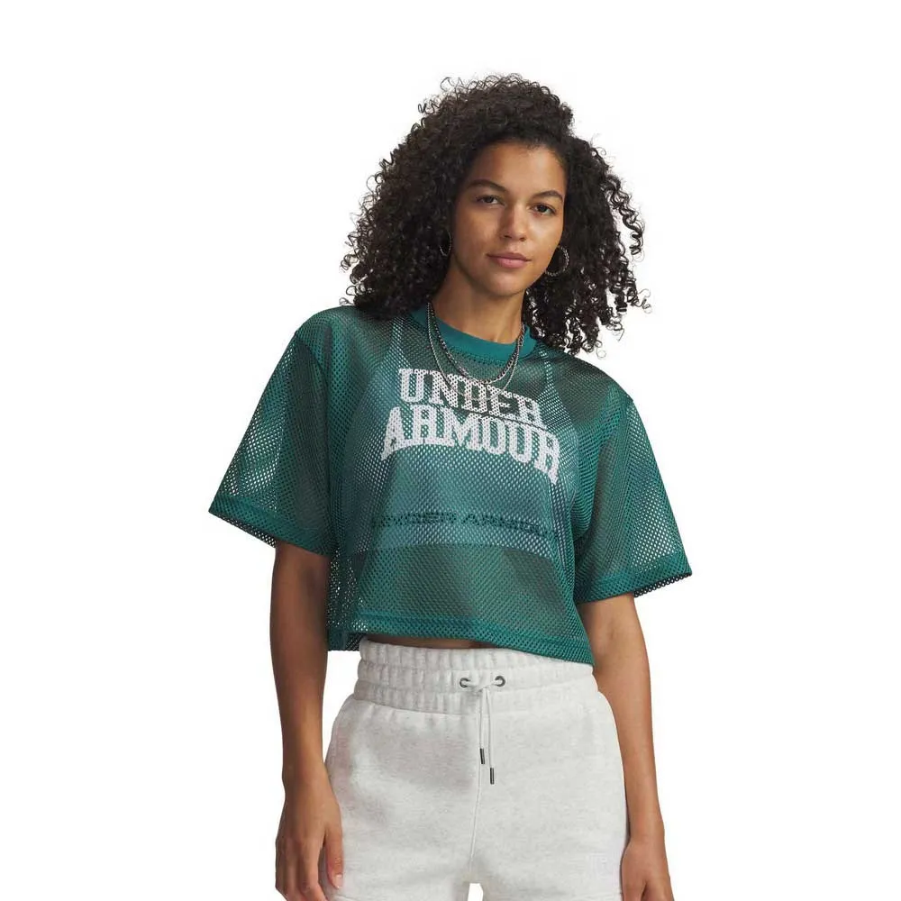 Under Armour Football Mesh Crop short sleeve T-shirt