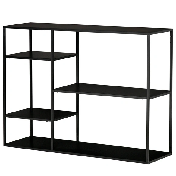 Standregal, LxBxH: 120x35x87,5 cm, 5 offene Fächer