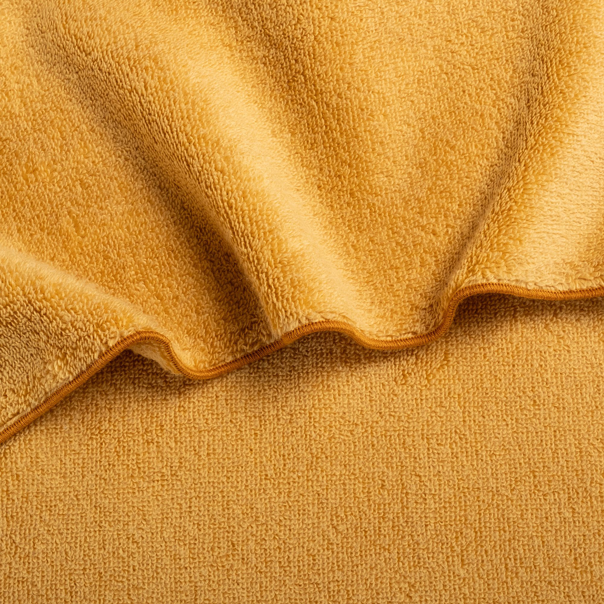 COME - Drap de bain en coton 100x150cm - jaune blé