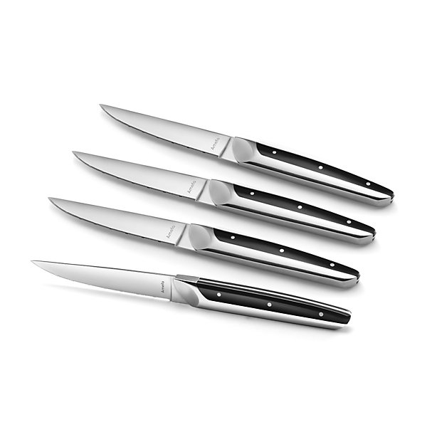 Coffret 4 couteaux steak Noir - Emperor par Amefa
