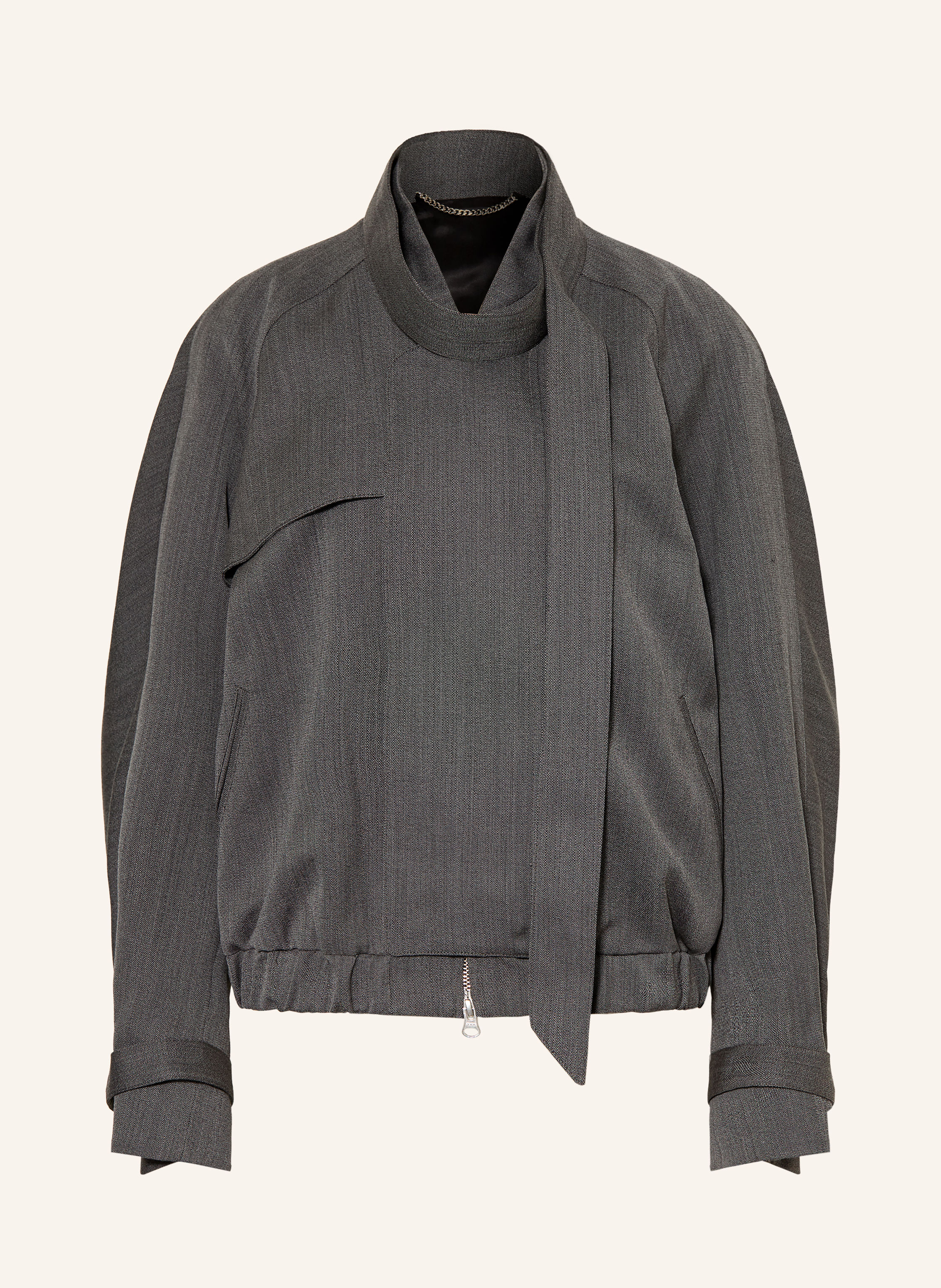 VICTORIA BECKHAM Blouson mit abnehmbarer Schluppe