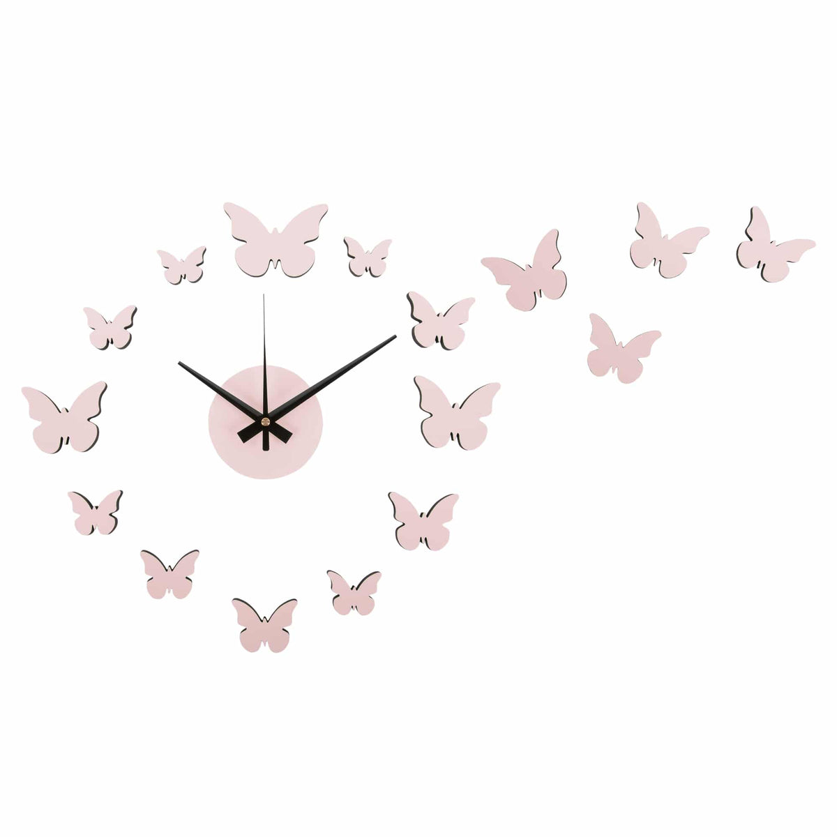 Karlsson wandklok DIY Sunset Numbers - roze - Ø35cm