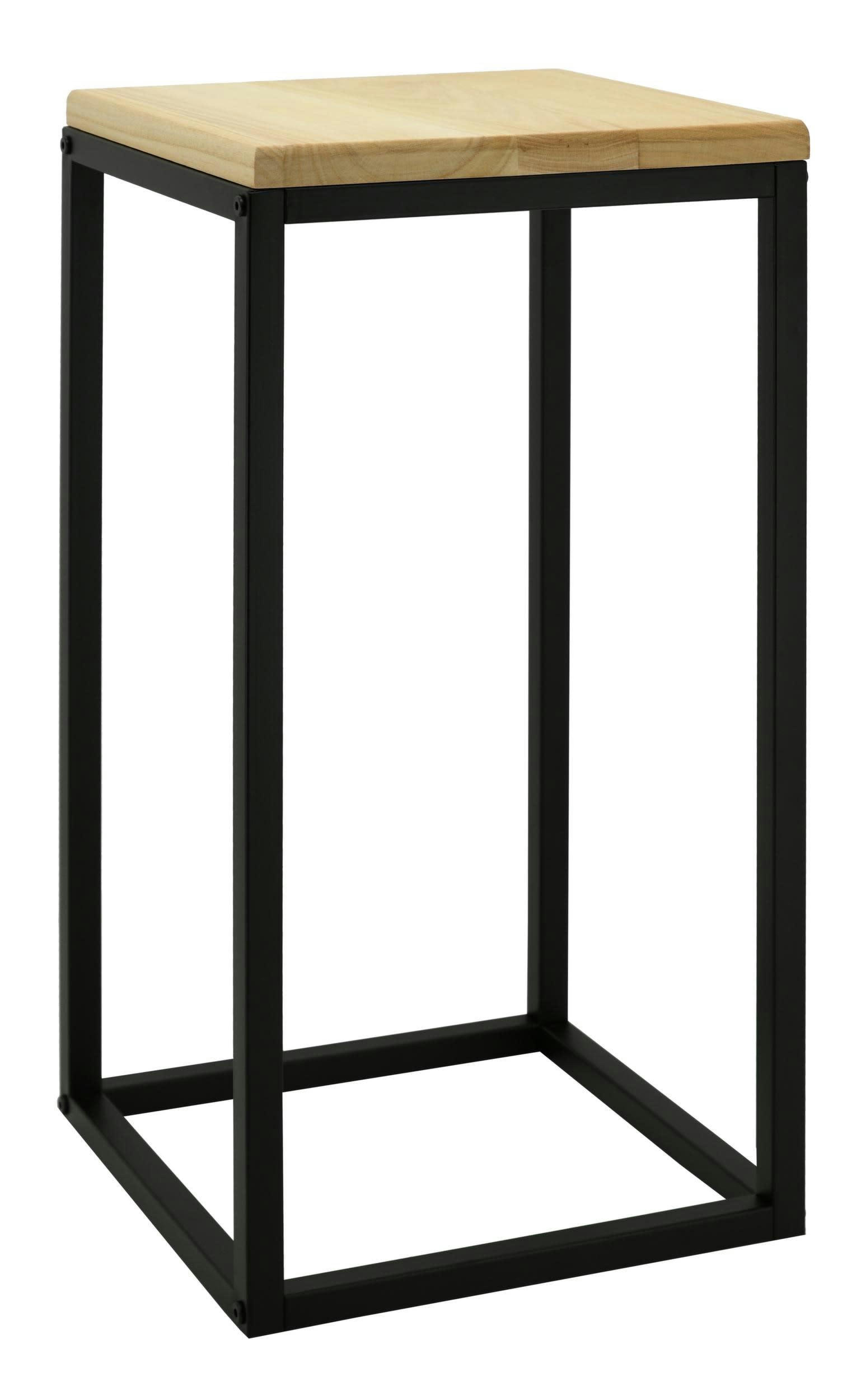 - Sellette en métal et paulownia