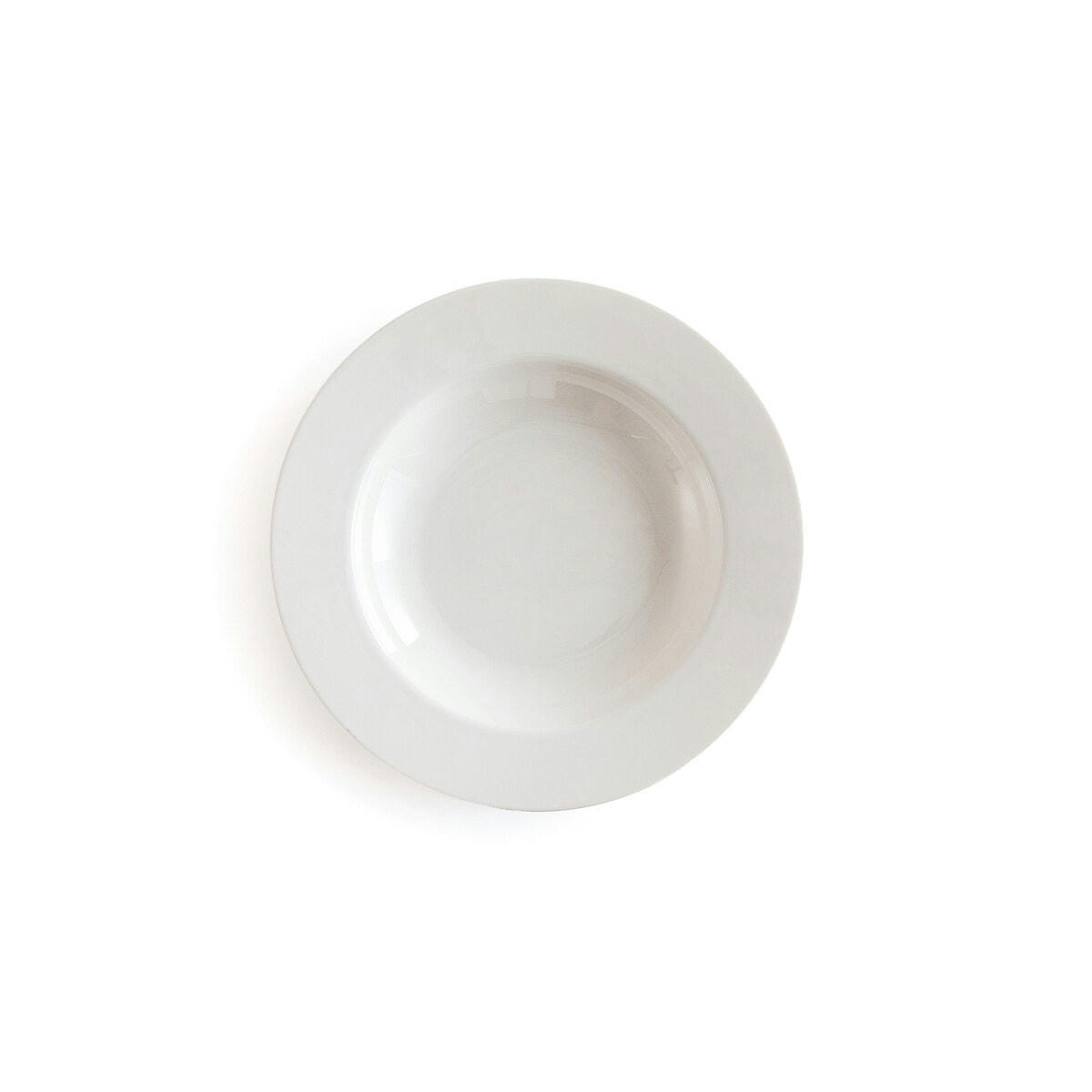 Lot de 4 assiettes creuses en porcelaine, Ginny