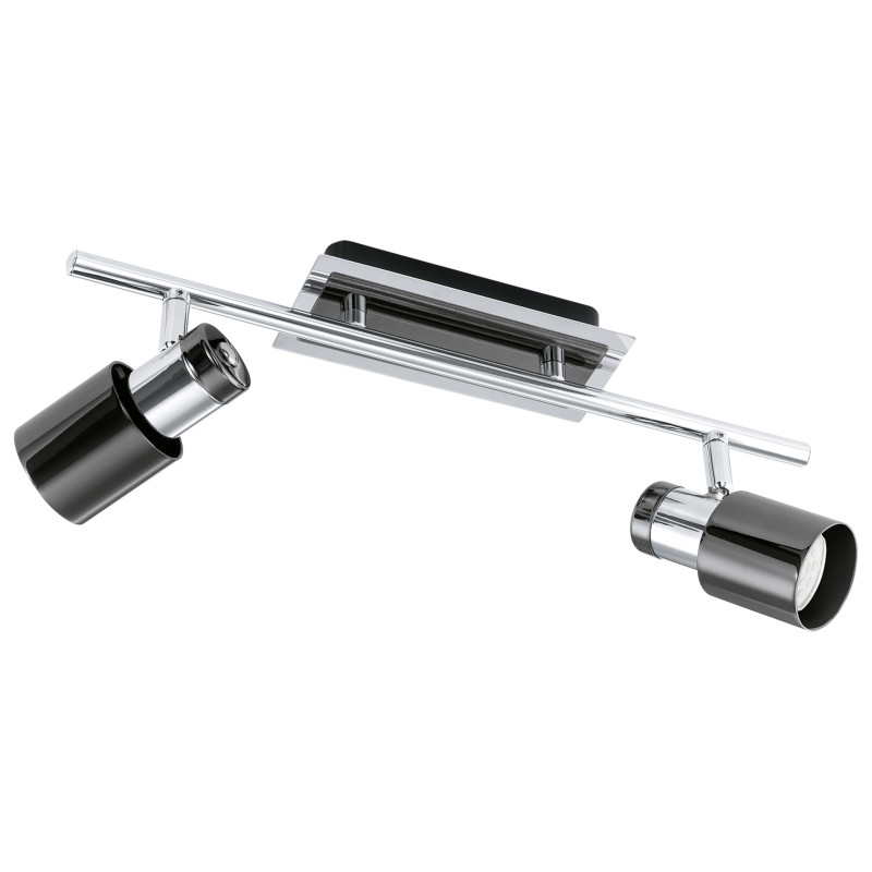 Spot LED Davida noir GU10 2 x 5 W EGLO