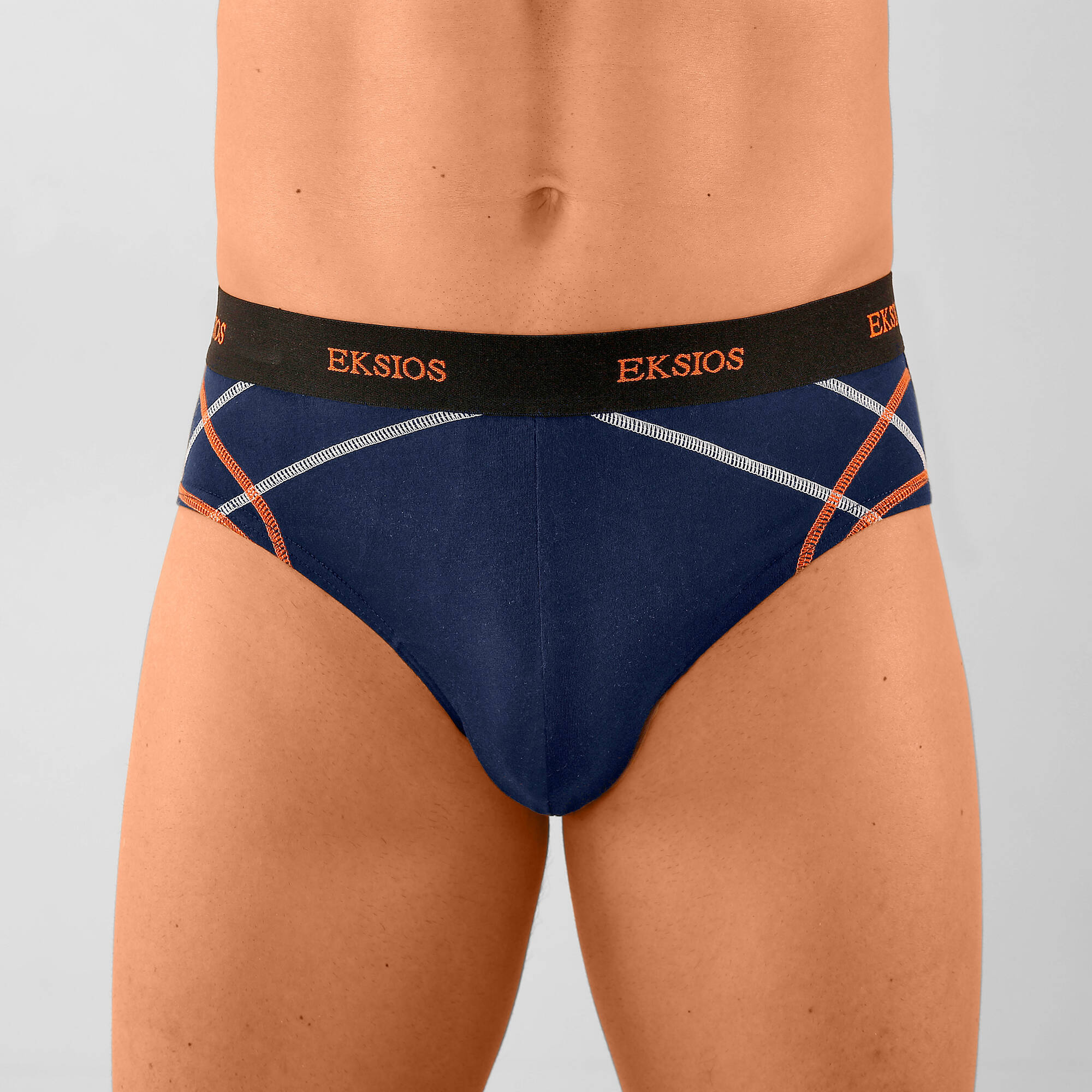 Slip fermé élastiqué surpiqué taille confort - lot de 6
