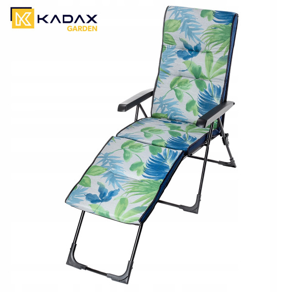Kadax Leżak Fotel Ogrodowy Plażowy Leżanka 2W1
