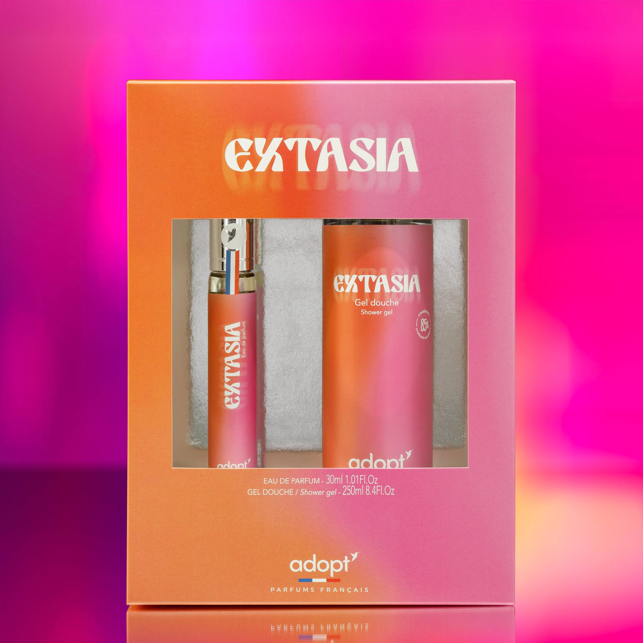 ExtasiaCoffret eau de parfum 30 ml   Gel Douche 250 ml