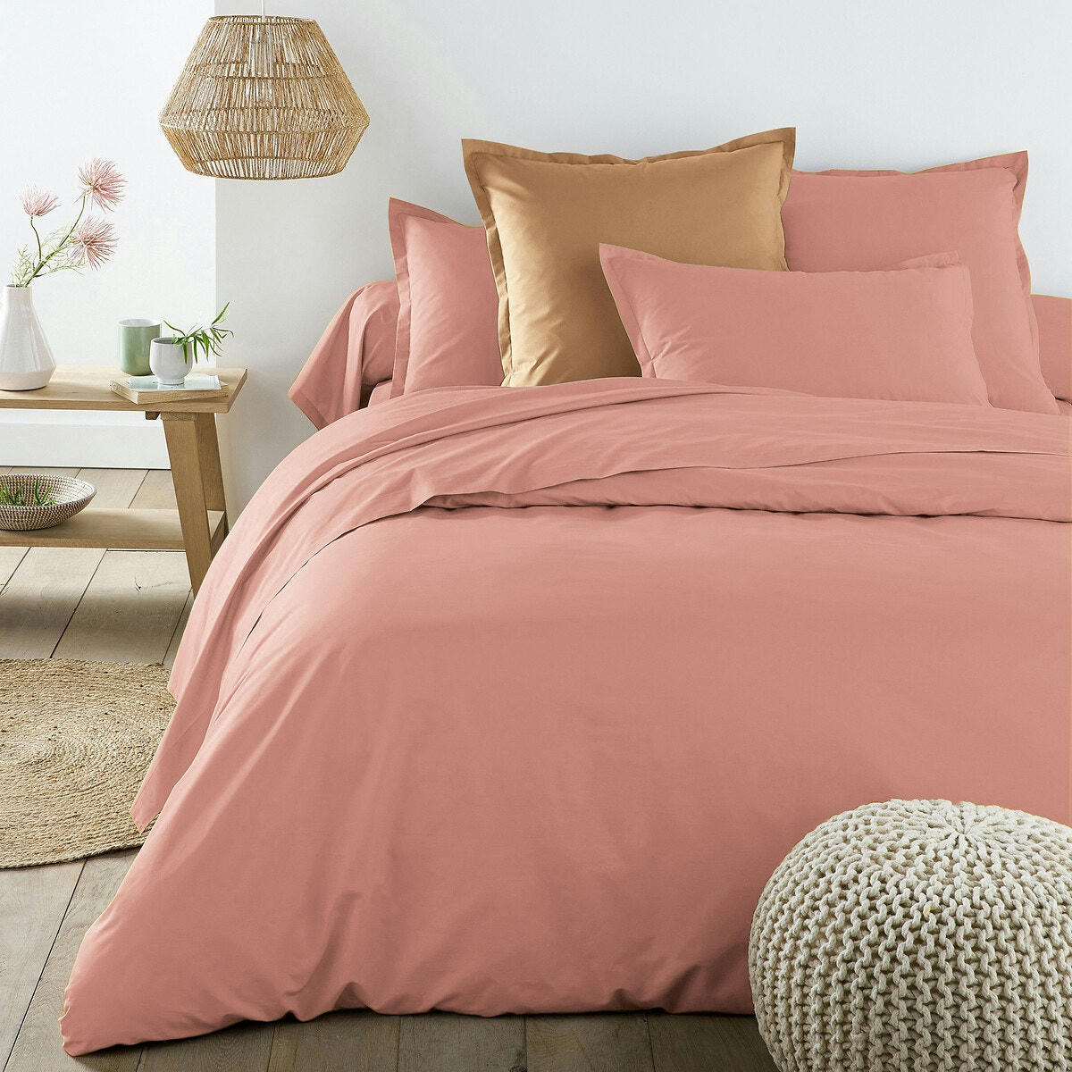 Drap housse percale coton, bonnet 35cm, Scenario