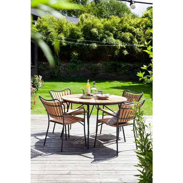 Gartenmöbelset, 4 Sitzplätze, Teakholz