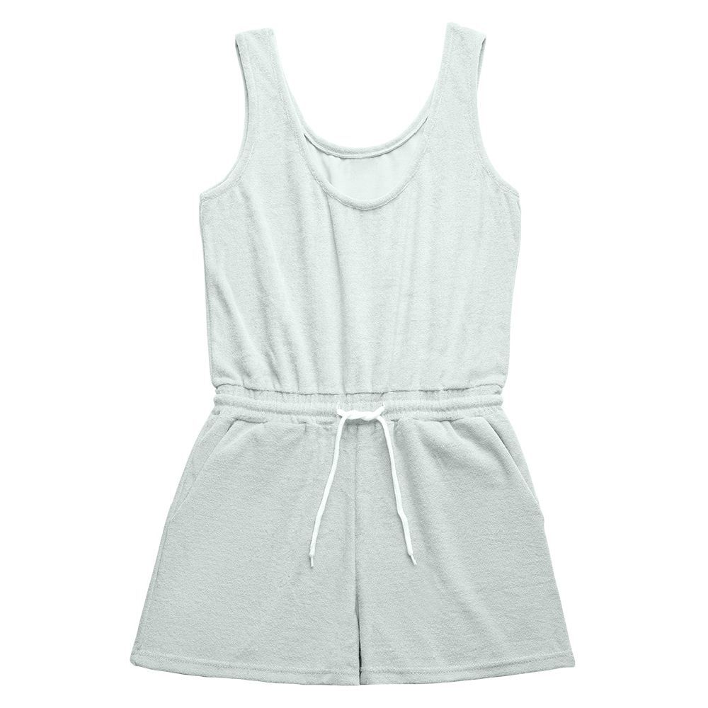 Combinaison Femme tissu éponge gris