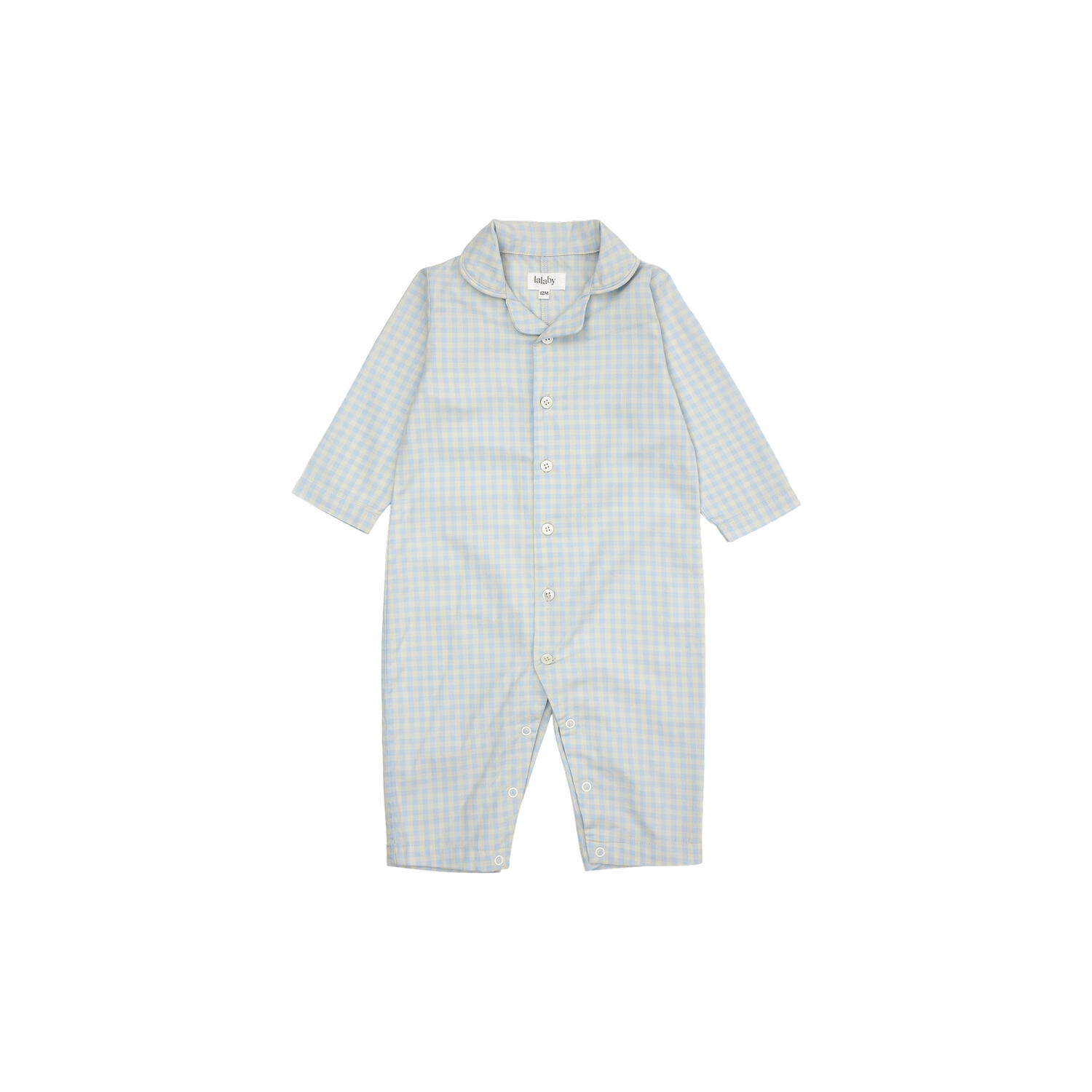 Classic PJ Suit, blue gingham