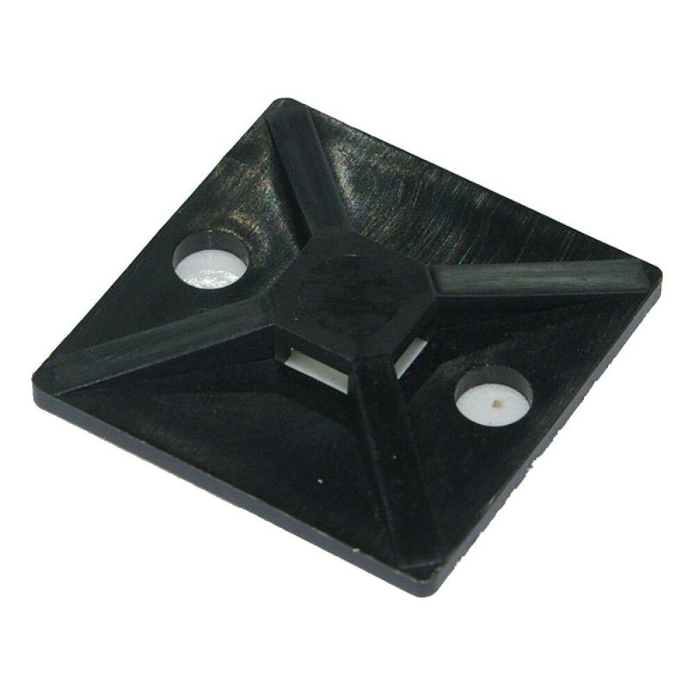 FESTEPLATE NECORE SELVKLEBENDE SVART 100STK