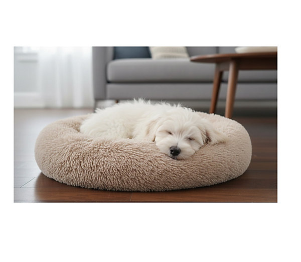 Panier rond ultra doux Krem design et moderne