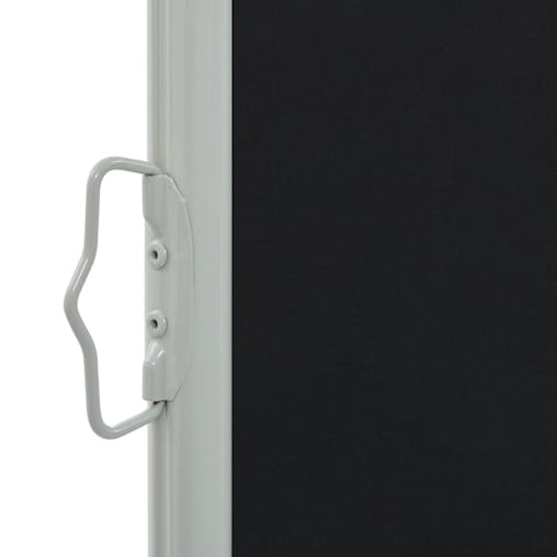 NNEVL Patio Retractable Side Awning 160 x 300 cm Black